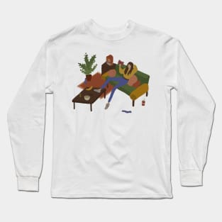 lazy day Long Sleeve T-Shirt